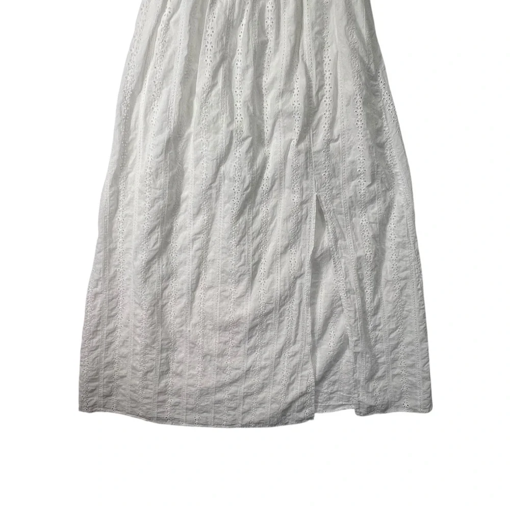 Large Three bird nest white lace bohemian dress work pockets - Picture 13 of 13